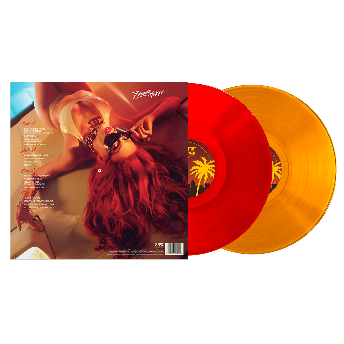 Hot City Translucent Red & Orange 2LP Vinyl