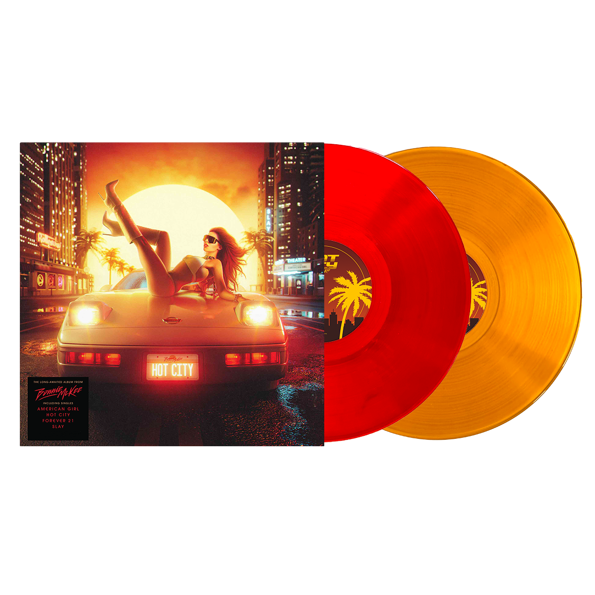 Hot City Translucent Red & Orange 2LP Vinyl